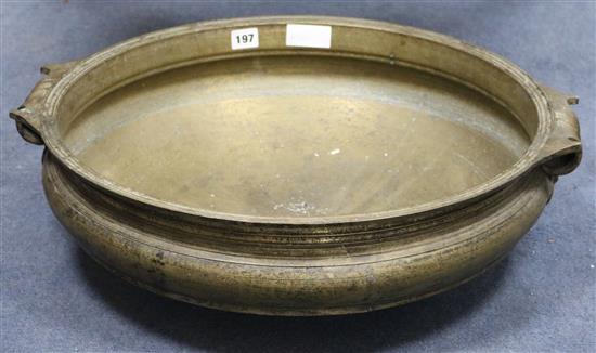 An Indian bronze censer, 59cm